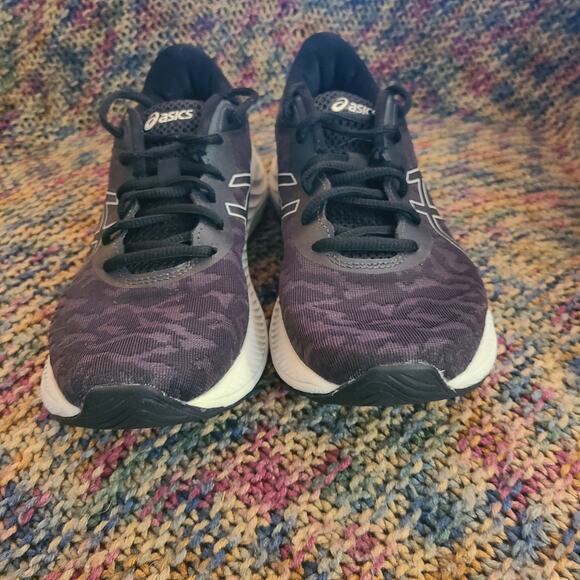 Asics Shoes Womens 7.5 Gel‎ Excite 8 Running Sneakers 1012B085 Black & .Purple - Picture 5 of 8